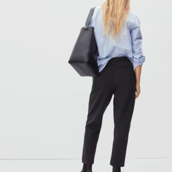 NEW Everlane Black The Dream Knit High Waist Tailored Pant - Picture 4 of 10